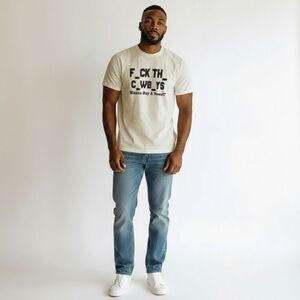 F the Cowboys! Do you want to buy a vowel? Solid White Tee Shirt size XL